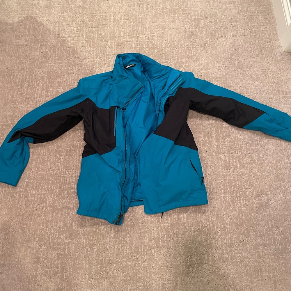 Men’s ski jacket- quilted liner, two coats in one